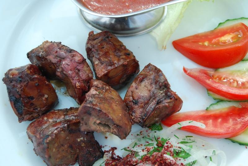 Шашлык из бараньего сердца