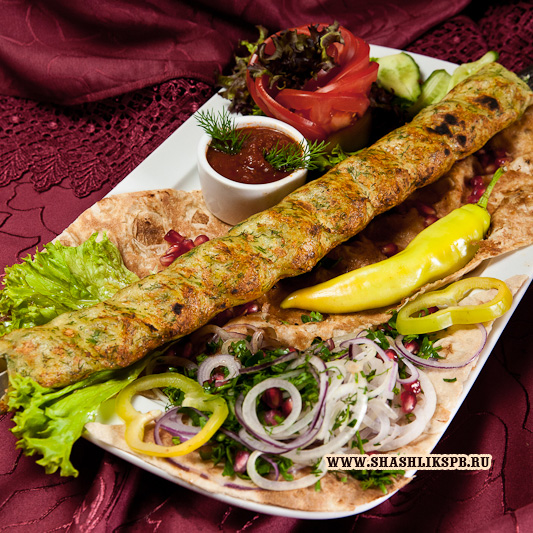 Шашлык люля из картофеля